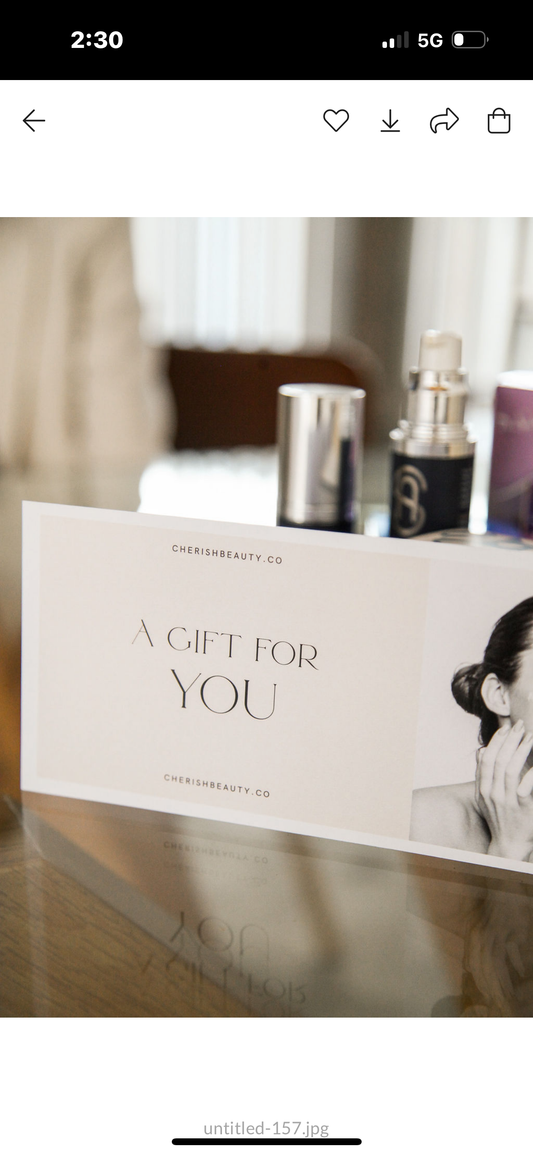 #3 Gift Guide - Gift Voucher for the Ultimate Pamper “Cherish Total Face & Body” Package